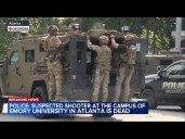BREAKING UPDATE: Officer injured, suspect dead in shooting at Emory University's Atlanta campus