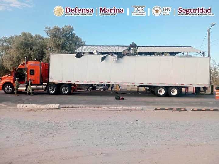 Fuerzas federales incautan mil 201 paquetes de cocaína en SLC, Sonora