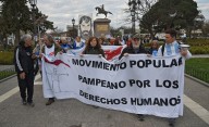 Marcha con jubilados y presentación