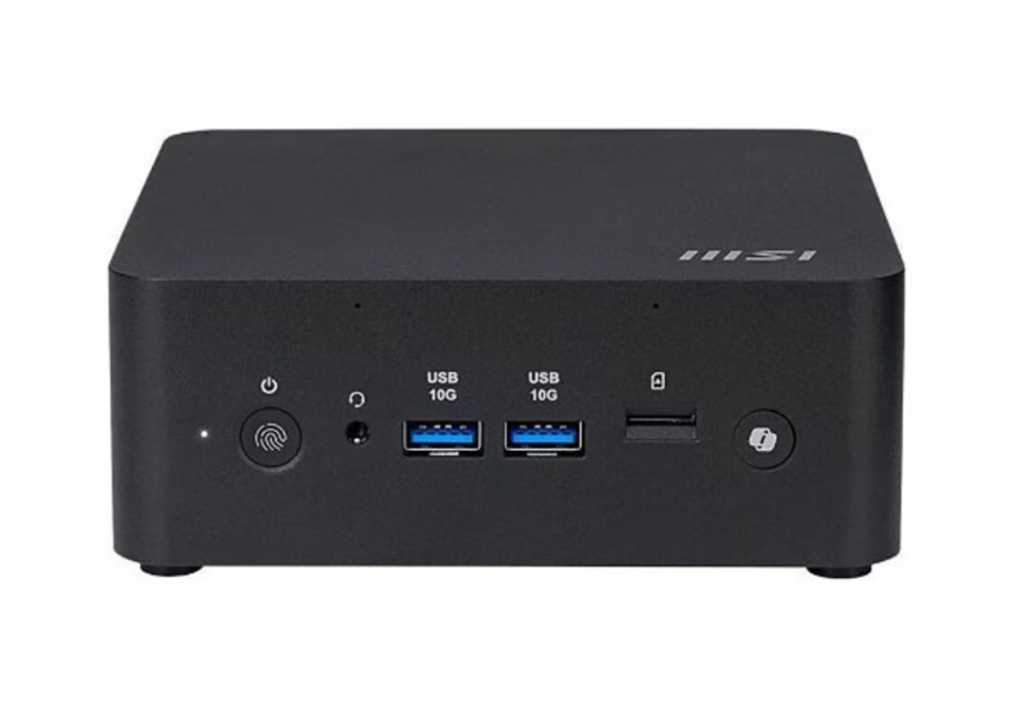 MSI's new mini PC includes a Copilot button and fingerprint reader