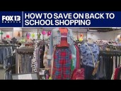 How to save on back to school shopping