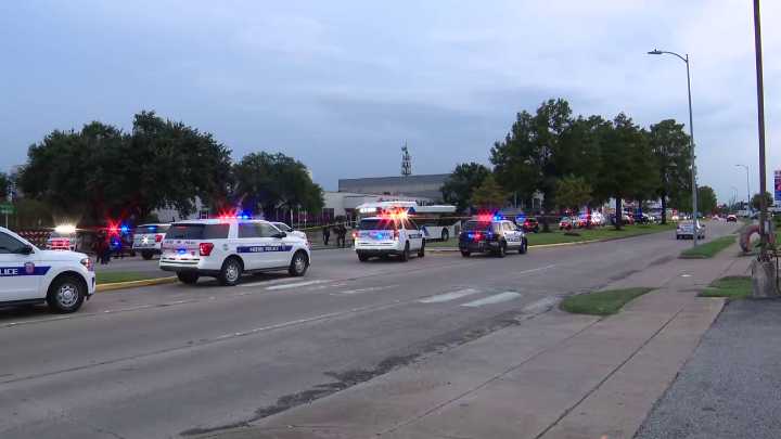 Man critically injured at Houston METRO bus stop, search continues for suspect