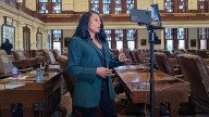 Dem abruptly leaves press call after being informed she is committing felony