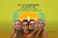 6 celebridades que enfrentaron las adicciones y lograron un glow up: Caer y volver a brillar