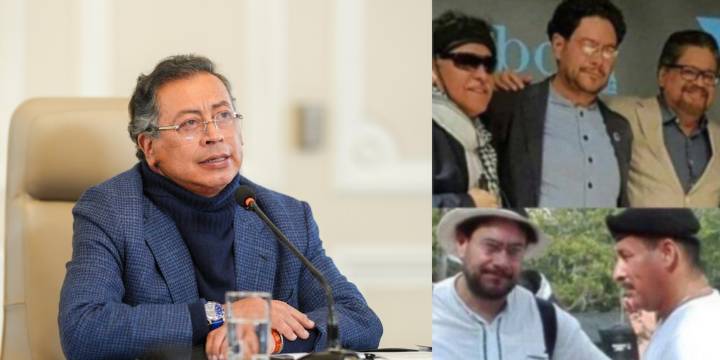 Petro estalló contra policía retirado que recordó la cercanía de Iván Cepeda con Jesús Santrich y alias Iván Márquez “Compórtese”