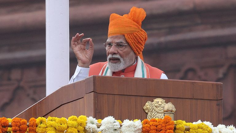 India 'will not tolerate' nuclear blackmail, says prime minister Narendra Modi in warning to Pakistan on Independence Day