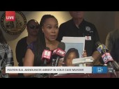Fulton County District Attorney Fani Willis announces arrest in gruesome 2007 cold case murder