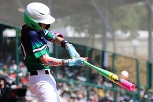 At the LLWS, the top accessory is a bat that looks like sour gummy worms