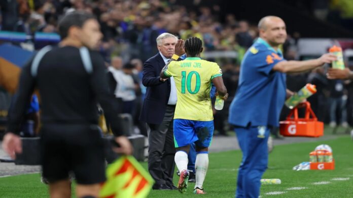 Ancelotti no llamará a Vinicius para la última fecha FIFA de cara al Mundial 2026