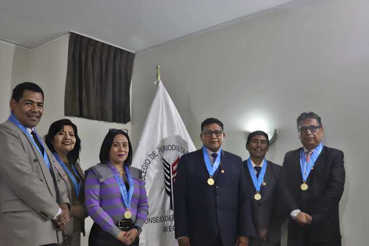 Colegio de Periodistas de Arequipa obtiene personería jurídica que fortalecerá su capacidad de gestión en favor de sus colegiados