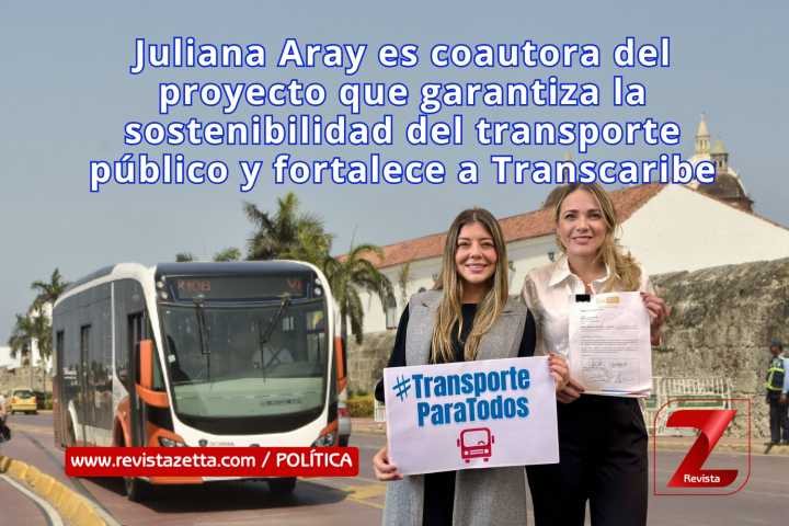 Juliana Aray es coautora del proyecto que garantiza la sostenibilidad del transporte público y fortalece a Transcaribe