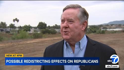 Congressman Ken Calvert says Democrats can't beat him in elections, so they've turned to redistricting