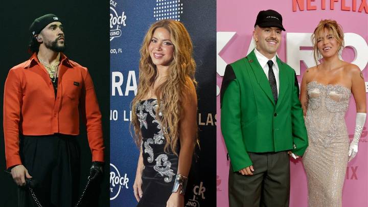 Tres colombianos en el top 5 de artistas latinos más escuchados en Spotify y con mayor proyección internacional en 2025
