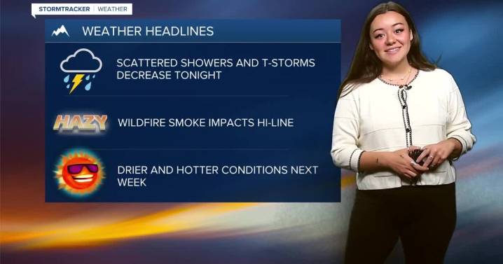 Drier conditions and warmer temperatures ahead