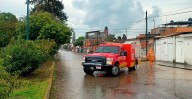 Atienden encharcamientos en avenida Poliducto tras lluvias en Morelia