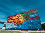 Restaura UAN mural «Por lo Nuestro a lo Universal»