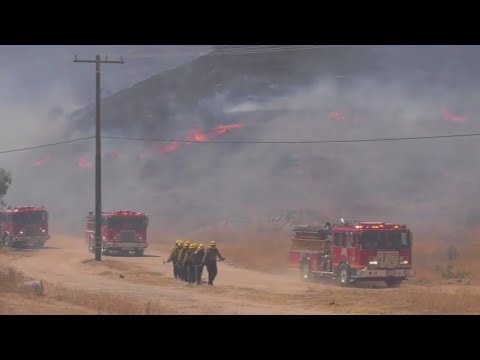 Canyon Fire evacuation orders downgraded in Los Angeles, Ventura counties