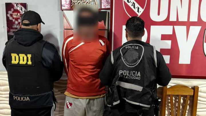 Detuvieron al líder de la facción Lomas de la barra de Independiente