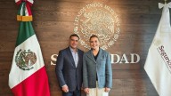 Se reúne gobernadora con García Harfuch