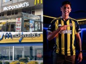 McDonald's cambió sus colores por Fenerbahçe, equipo de Edson Álvarez