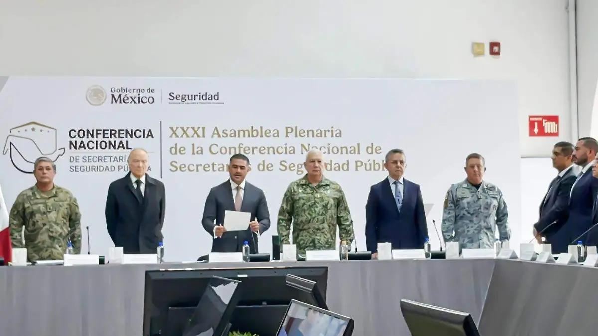 ¡Aguascalientes fortalece coordinación policial con participación en la Asamblea Plenaria de la CNSP 2025!