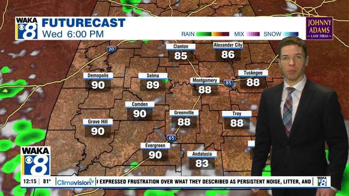 Sunnier, warmer, drier weather through Friday and this weekend