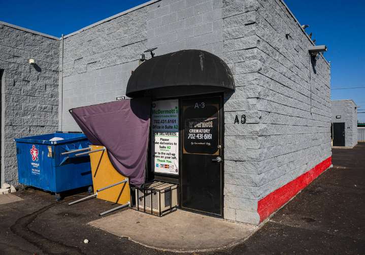 Bodies from troubled Las Vegas funeral home identified, coroner’s office says