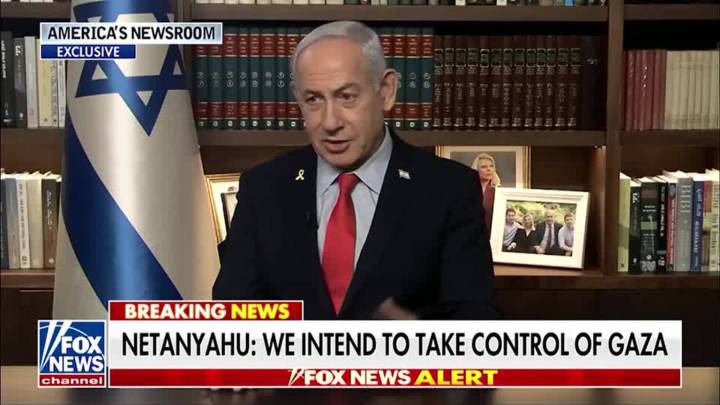 Netanyahu says he wants Israel to take control of all of Gaza