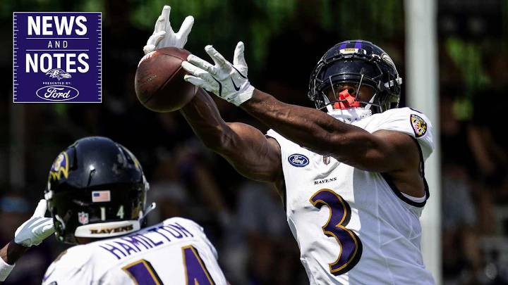 News & Notes: Ravens' Culture Made Chidobe Awuzie 'Run Towards' Baltimore