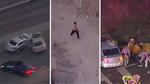 Los Angeles police chase: Dangerous pursuit with 3 children in stolen vehicle ends in violent crash on Pacific Coast Highway