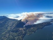 Wildfire raging near Port Alberni grows again overnight