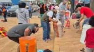Callao: Personas se llevaron trigo de tráiler que se volcó en el Óvalo Garibaldi (VIDEO)