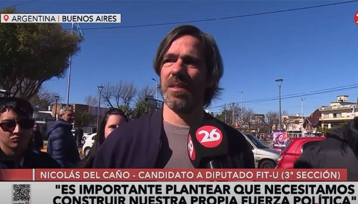 Del Caño: “La izquierda es la única garantía de lucha contra el ajuste y la motosierra”