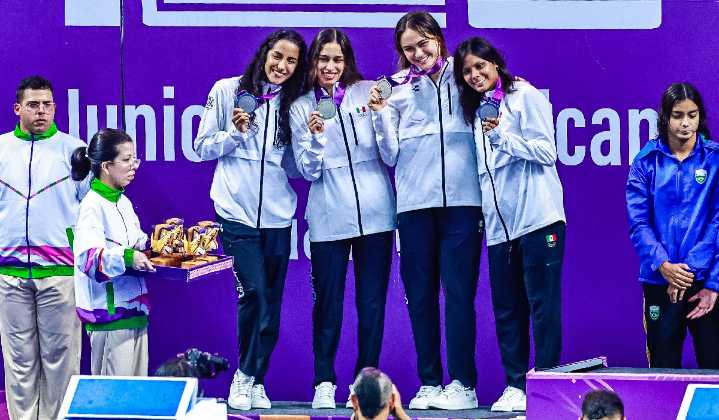 México conquista la medalla de plata en relevos 4×100 en los Juegos Panamericanos jr