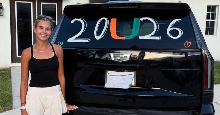 Kai Trump Poses for 'Last First Day of High School' After Committing to University of Miami: Photos