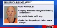 Man arrested, accused of making terroristic threats