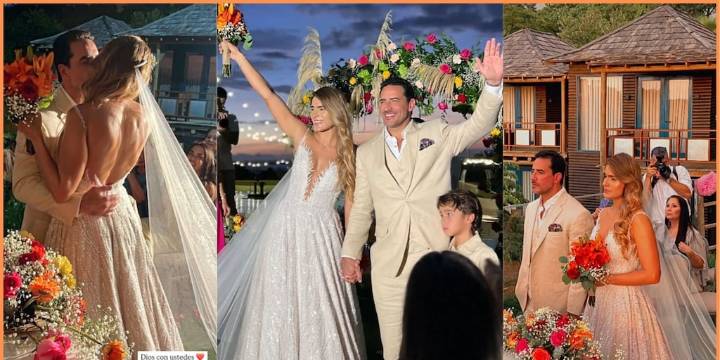 Pedro Palacio se casó por segunda vez: estos fueron los mejores momentos de la boda en la que estuvo presente su hijo