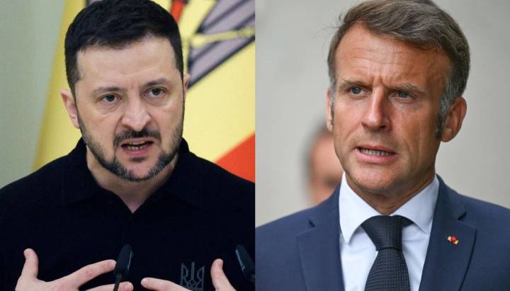 Macron y Zelenski planean verse después de la reunión de Putin y Trump en Alaska