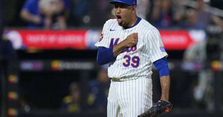Edwin Díaz abanica a cuatro bateadores para sellar la victoria de los Mets sobre los Filis