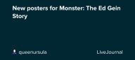 New posters for Monster: The Ed Gein Story: ohnotheydidnt