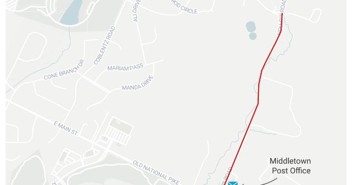 Portion of Hollow Road near Middletown to close for culvert repair