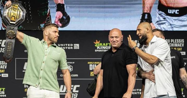 Dana White confesó que la mejor pelea en la UFC será entre Dricus Du Plessis vs. Khamzat Chimaev