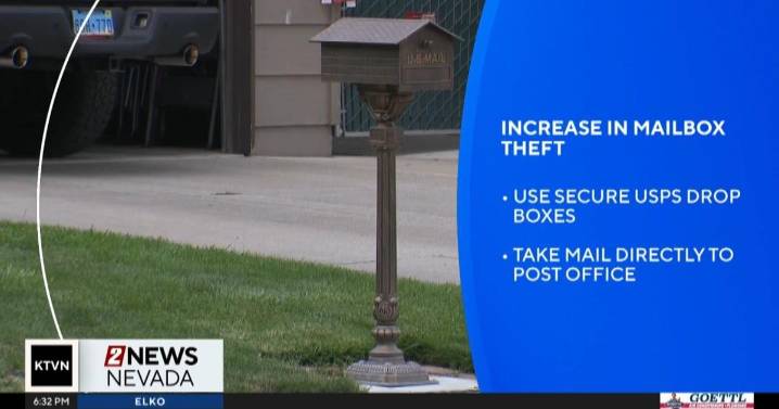 Thefts from standalone mailboxes on the rise in Washoe County