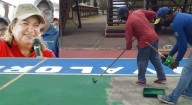 Fondo Nacional Antidrogas y poder popular recuperan cancha deportiva en Monagas