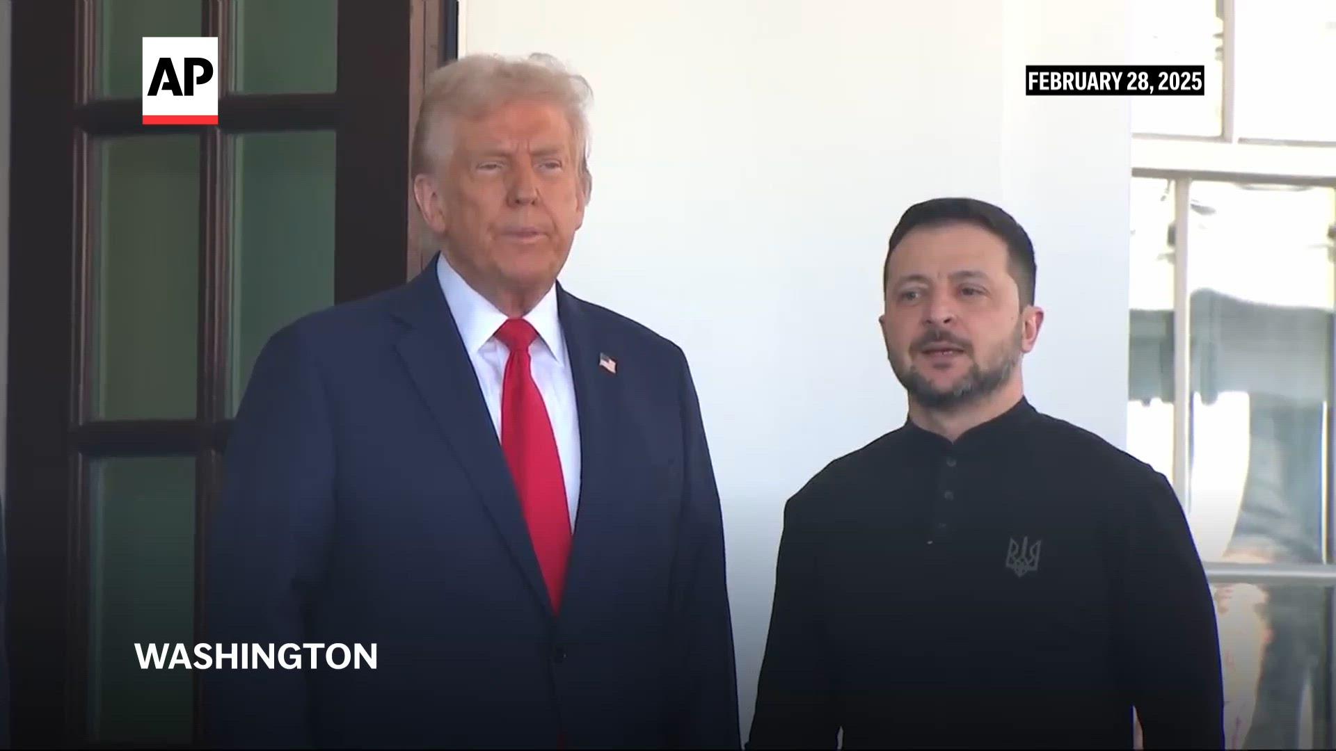 'Not a good look' that Zelenskyy and Europeans will not be part of US