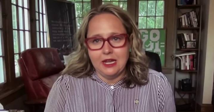 Minnesota state Rep. Emma Greenman reacts to shooting