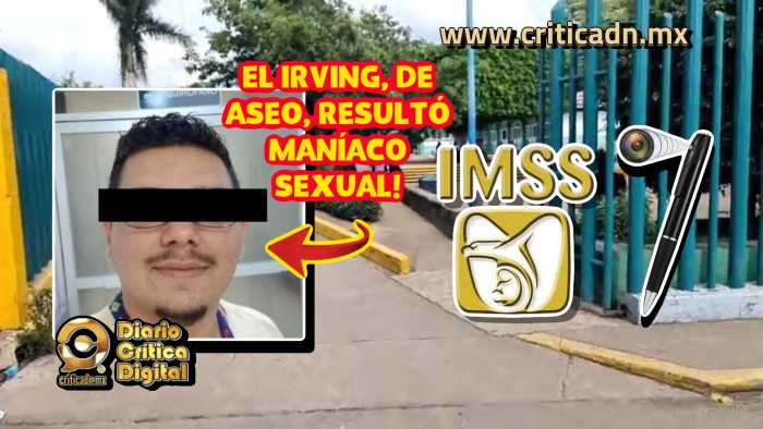 Con cámara oculta grabó más de 100 videos en los baños de clínica del IMSS de Tepic