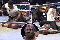 Rampage Jackson's son Raja 'pummels pro wrestler' in horrifying video
