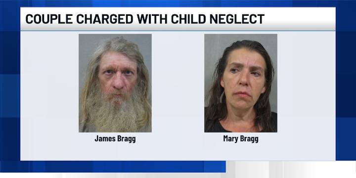 Couple charged with multiple counts of child neglect