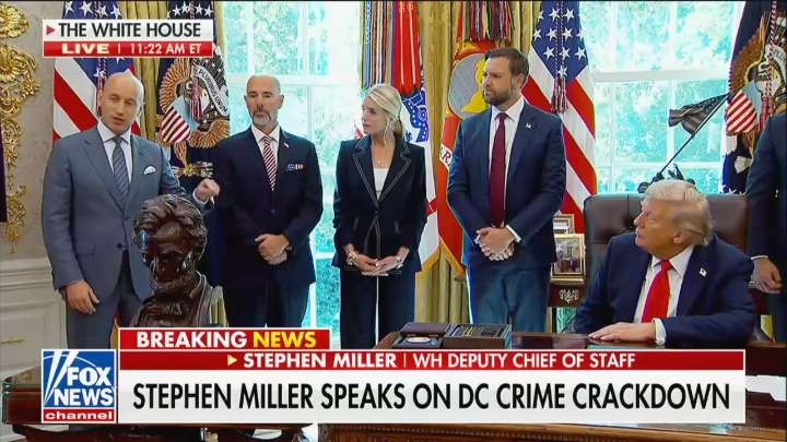 Stephen Miller Claims DC Residents Are ‘Wearing Their Watches Again’